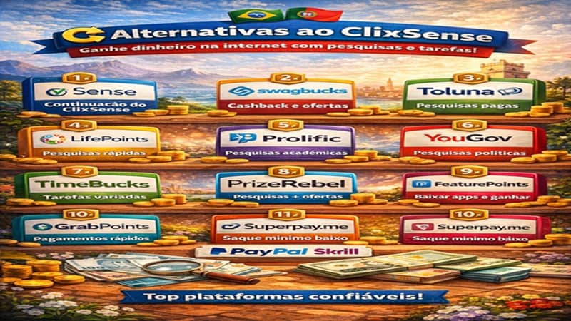 alternativas Clixsense PT BR